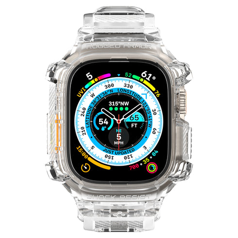 Spigen Apple Watch Ultra 3/2/1 (49mm) Capa + Pulseira – Rugged Armor Pro